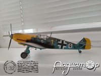 Одномоторний поршневий винищувач-низкоплан Messerschmitt Bf 109E (1940) 417037 [OV]
