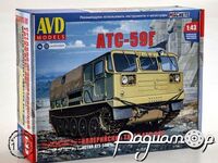 Збірна модель Середній артилерійський тягач АТС-59Г 3027AVD