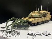 Бронированная машина разминирования M1150 Assault Breacher Vehicle на шасси M1 Abrams (2009) 720799