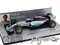 Mercedes F1 W06 Hybrid №6 Winner Monaco Grand Prix Formula 1, Nico Rosberg (2015) 417150106 [NT]