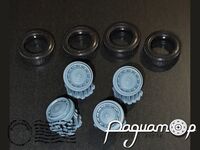 Диски с колпаками ГАЗ 24-10 - 051 Волга + резина (4шт) 43-497 [SS]
