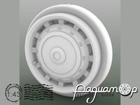 Диски с колпаками ГАЗ 24-10 - 051 Волга + резина (4шт) 43-497 [SS]