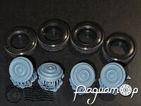 Диски с колпаками ГАЗ-21 Волга + резина И-194 (тип-2) (4шт) 43-506 [SS]