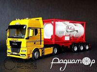 Camiones Espanoles №5, MAN TGX с полуприцепом-газовозом Felix (2021) CE005 [MA]