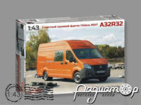 Збірна модель ГАЗель Next A32R32 фургон LMK-46545 [MA]