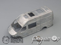 Збірна модель ГАЗель Next A32R32 фургон LMK-46545 [MA]