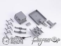 Сборная модель Экспериментальный транспортер ЭТ-8 (НАМИ-094) 1632AVD