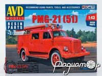 Збірна модель Пожежний автонасос ПМГ-21 на шасі ГАЗ-51 1651AVD