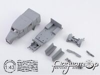 Збірна модель Пожежний автонасос ПМГ-21 на шасі ГАЗ-51 1651AVD