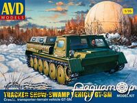Сборная модель Гусеничный транспортер-снегоболотоход ГТ-СМ 3506AVD