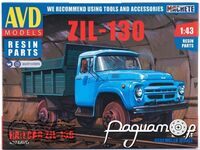 Збірна модель Дрезина ЗiЛ-130 4074AVD