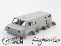 Сборная модель Снегоболотоход ЗиЛ-136 1535AVD