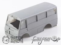 Сборная модель Полноприводный автобус Karosa «Дружба» (на шасси ГАЗ-66) 4100AVD