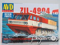 Сборная модель Шнекороторный снегоболотоход ЗиЛ-4904 1351AVD