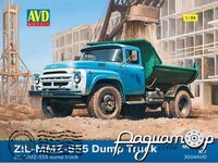 Сборная модель ЗиЛ-ММЗ-555 самосвал 3504AVD