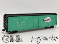 Критий товарний вагон з герметичними притискними дверима (50 Plug-Door Boxcar with Roof Walkway) HR6635D