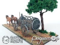 Диорама «Немецкая обозная телега» 257565 [BR]