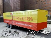 Полуприцеп промтоварный фургон Ulian & Ellen (двухосный) 223971 [MA]
