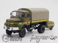 Berliet L64/8 M3 4x4 с прицепом-автономной мотопомпой Camiva (1970) 250823