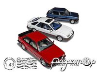 Набір моделей Ford XR Collection (Ford Escort MK3 XR3i, Ford Fiesta Mk1 XR2, Ford Sierra XR4i) VC01301