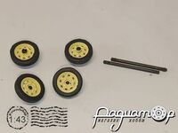 Комплект колес (для Fiat-1100) 667545 [IS]
