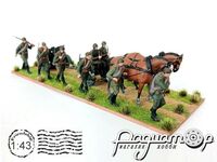 Диорама «Артиллерия РККА на конной тяге, времён ВОВ» 257569 [BR]