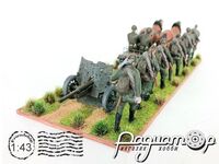 Диорама «Артиллерия РККА на конной тяге, времён ВОВ» 257569 [BR]