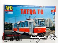 Сборная модель Трамвай Tatra-T6 4046AVD [MA]