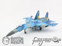 Винищувач Су-27 «Синій 21» (з бомбами, що планують, JDAM-ER) ВПС України (2024) HA6027