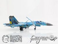 Винищувач Су-27 «Синій 21» (з бомбами, що планують, JDAM-ER) ВПС України (2024) HA6027