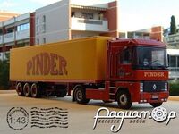 Renault Magnum AE 380 з напівпричепом-рефрижератором PINDER (1990) 223988 [MA]