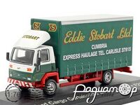 Ford Iveco Cargo 4x2 Curtainside Lorry Eddie Stobart Leslie F210 (1989) 4649116