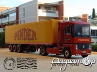 Renault Magnum AE 380 c полуприцепом-рефрижератором PINDER (1990) 223988