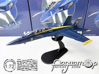 Палубний винищувач-бомбардувальник Boeing F/A-18F Super Hornet ВМС США Blue Angels (2021) 990750