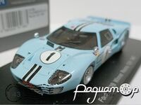 Ford GT40 Mk IIB (Mk2B) №1 Winner 12h Reims, J.Schlesser-G.Ligier (1967) 43LM66