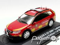 Saab 9-3X штабной автомобиль шведской пожарной охраны (2009) T9-43077