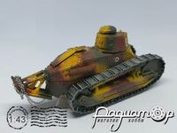 Легкий танк Renault FT-17 с клёпаной башней (1917) 629047 [CA]