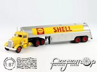 Peterbilt 281 с полуприцепом-цистеной SHELL (1956) BRE85762