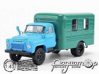 Легендарні вантажівки СРСР №119, Автомайстерня ЛуАЗ-37031 на шасі ГАЗ-52-01 (1975) LGS119 [MA]