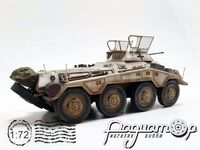 Тяжкий бронеавтомобіль Schwerer Panzerspahwagen (2 cm) Sd.Kfz. 234/1 (1944) ZJ72079