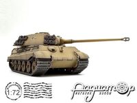 Важкий танк Sd.Kfz. 182 Tiger II Porsche Turret 105-мм (1944) 929847