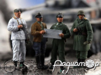 Немецкие офицеры, Харьков (4 фигурки) 906002