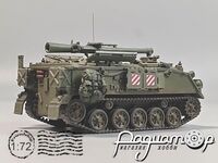 Бронетранспортёр FV432 с 120-мм безоткатным орудием L6 WOMBAT (1970) (с фигуркой) 451580