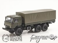 КамАЗ-53501 «Мустанг» (6х6) бортовий з тентом (2003) SSM1655
