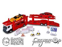 Scania Streamline Автовоз (в комплекте BMW X6 и Corvette C6-R) (2004) 250415U [KD]