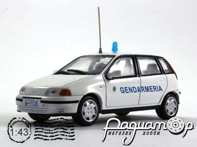 Полицейские машины мира №40, Fiat Punto SX Жандармерия Сан-Марино (1999) PMM40-2 [IS]