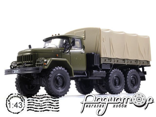 Автолегенды СССР Грузовики №15, ЗИЛ-131 с тентом (1966) ALG15-2 [GL]***