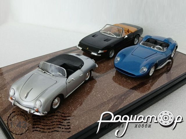 Набор моделей: Scarab Mk I; Ferrari 365 GTS Daytona Spider; Porsche 356 (3шт) 4994 [US]*