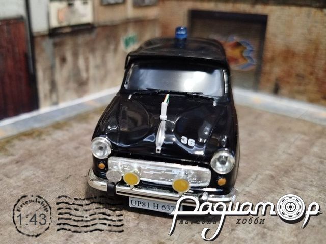 Полицейские машины мира №13, Hindustan Ambassador Полиция Индии (1958) PMM13 [BD]*