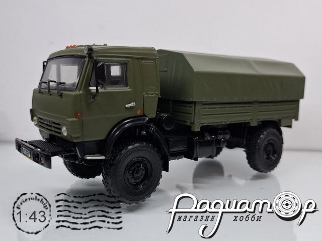 КамАЗ-43501 бортовой, с тентом (2000) 198048 [GS]*